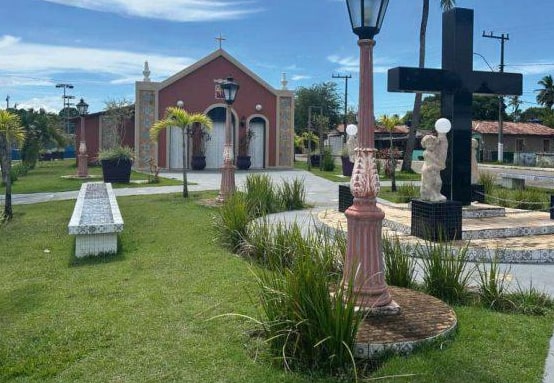 O charme do vilarejo de Comandatuba